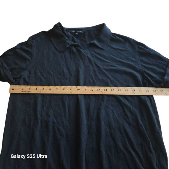 Robert Barakett mens Sz XL black long sleeve collared shirt - Picture 4 of 7
